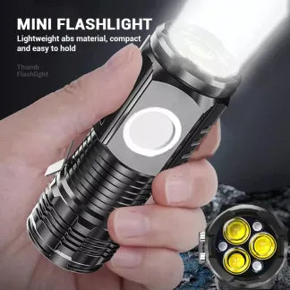 Compact Waterproof LED Torch with 5 Settings