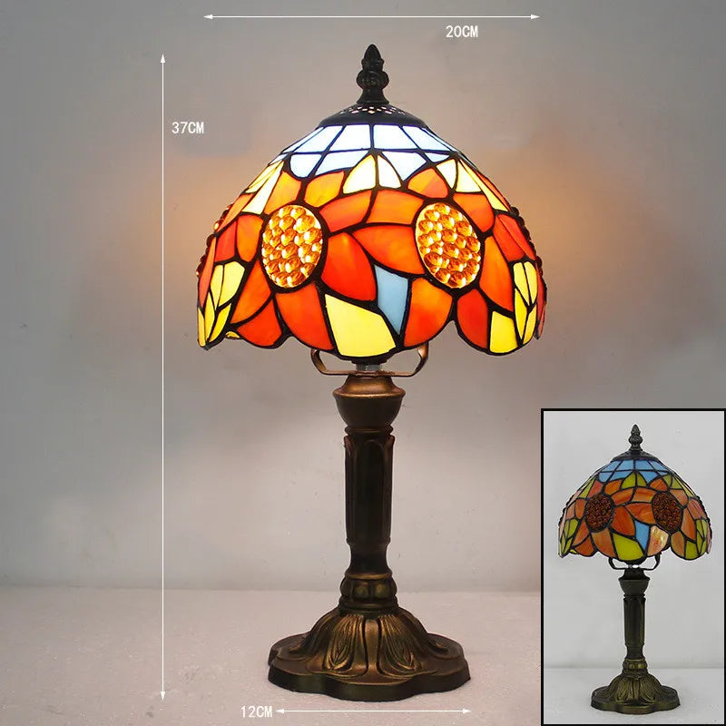 Elegant Glass Office Desk Lamp