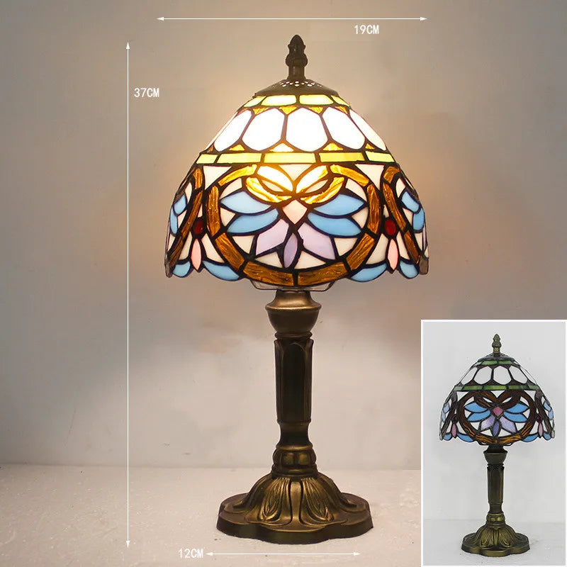 Elegant Glass Office Desk Lamp