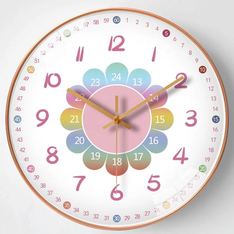 Fun Kids Wall Clock 20cm Easy Morning Helper