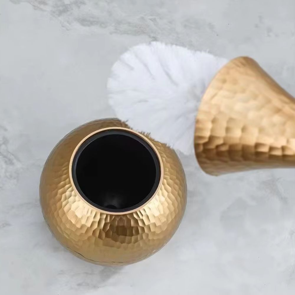 Compact Toilet Brush with Soft Grip Handle