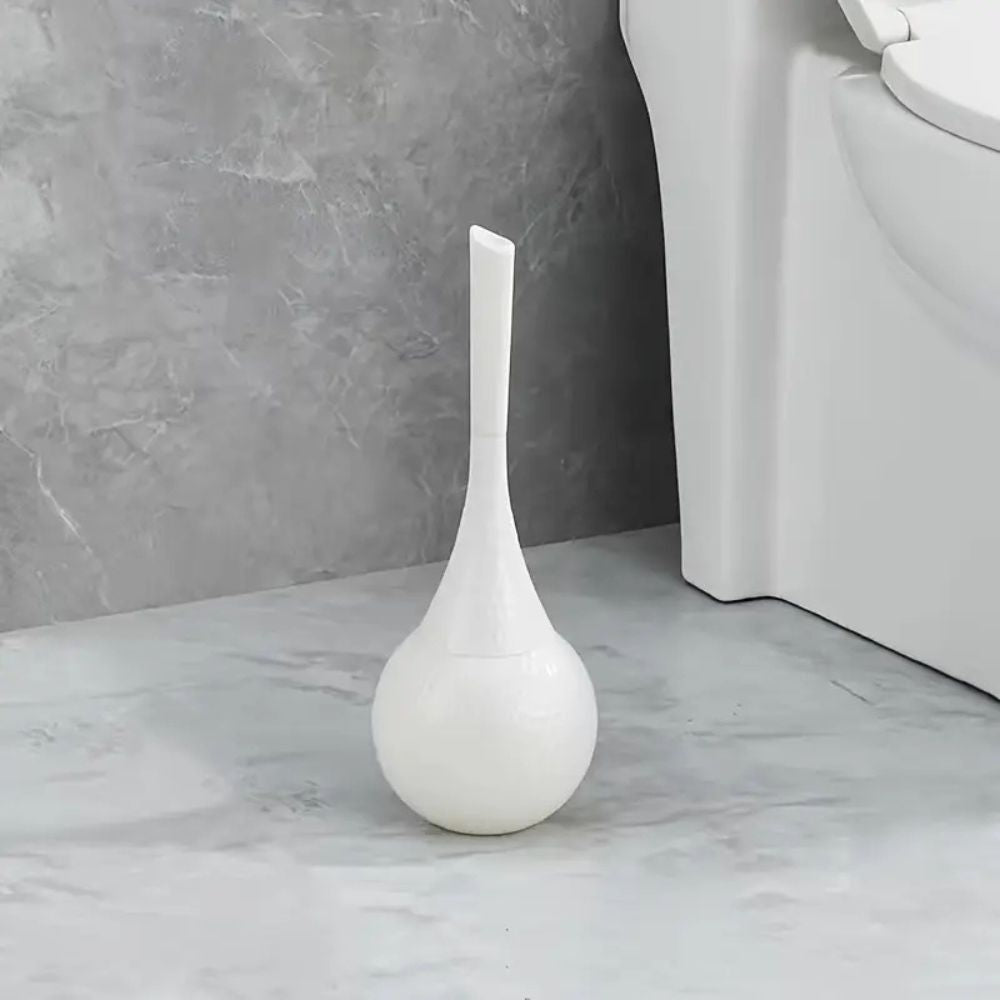 Compact Toilet Brush with Soft Grip Handle