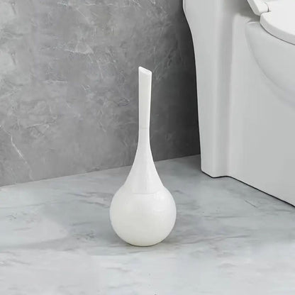Compact Toilet Brush with Soft Grip Handle