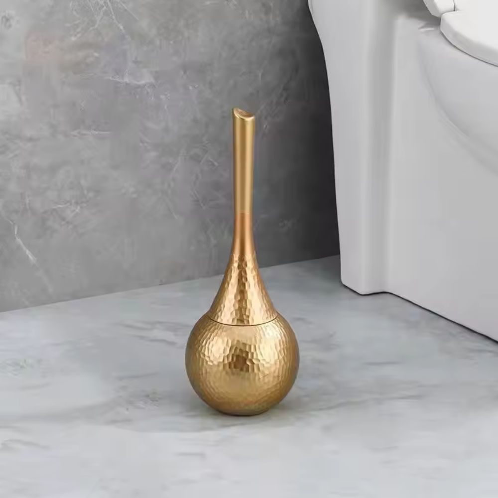 Compact Toilet Brush with Soft Grip Handle