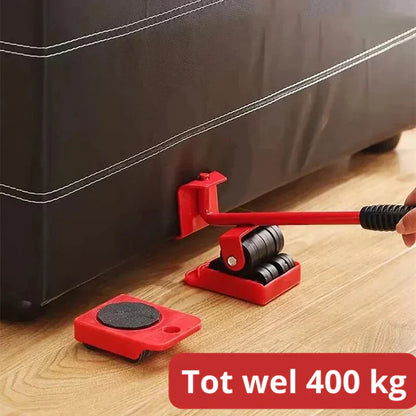 Heavy Duty Furniture Mover Kit with Lift and Wheels