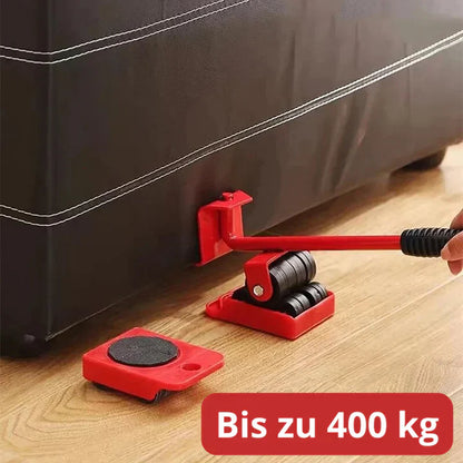 Heavy Duty Furniture Mover Kit with Lift and Wheels