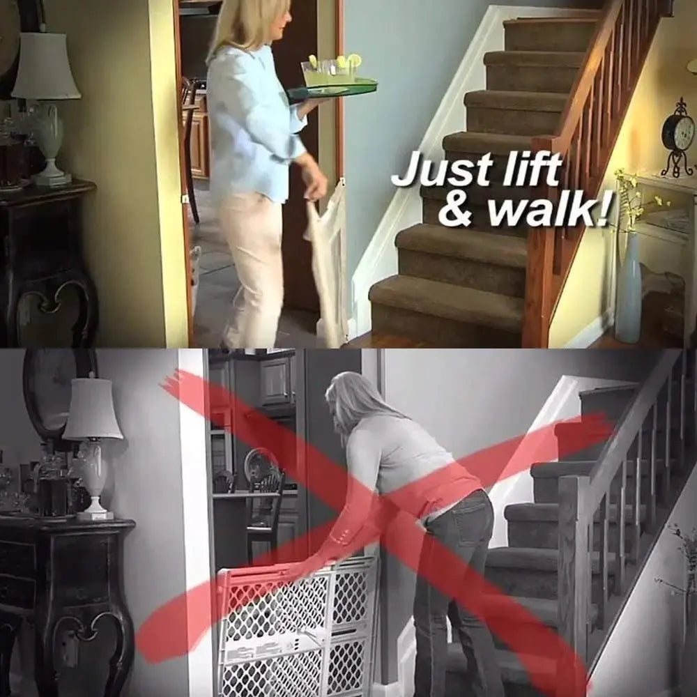 Easy Foldable Baby Pet Gate