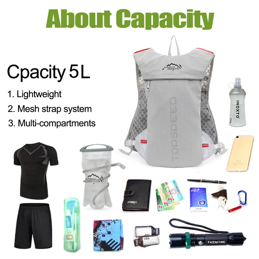 Trail Running Vest Camelbak - Ultra Lightweight Pack 5L, Running Hydration Backpack