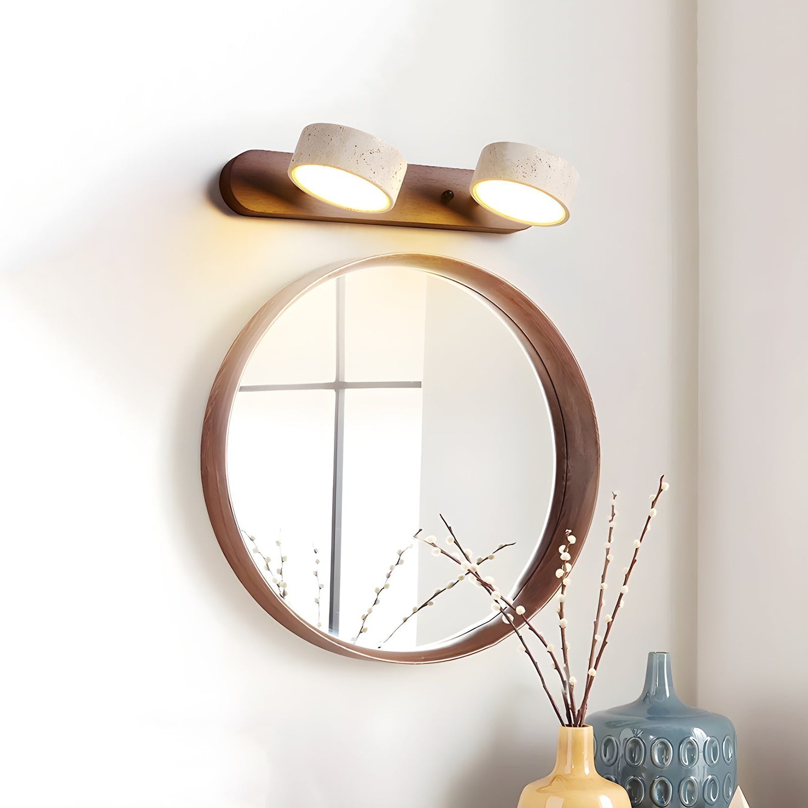 Modern Wooden LED Wall Light - Halri
