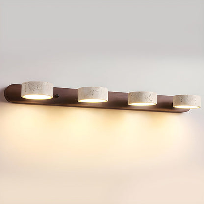 Travertine Wood Wall Light with Integrated LED – Elegant Indoor Wall Lamp for Living Room, Bedroom, and Hallway 12