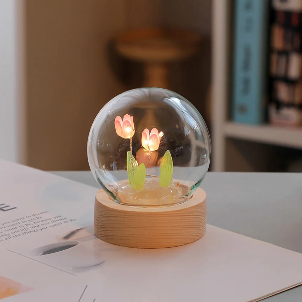 Beautiful Floral Desk Lamp