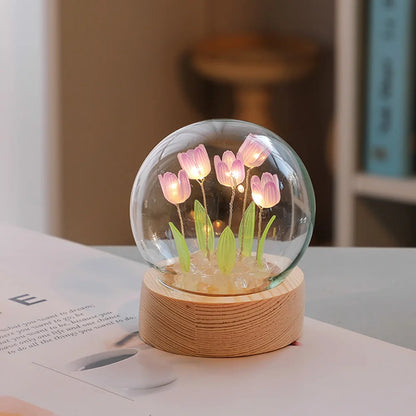 Beautiful Floral Desk Lamp
