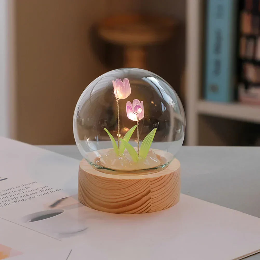 Beautiful Floral Desk Lamp