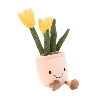 Happy Floral Teddy Plush Toy
