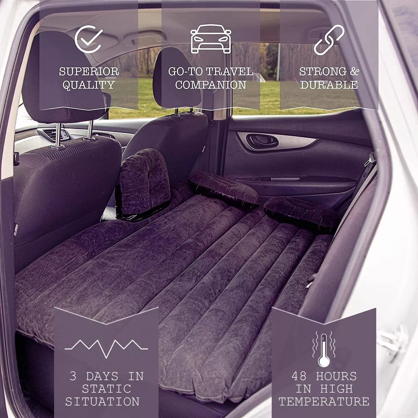Portable Blow Up Car Bed Mattress