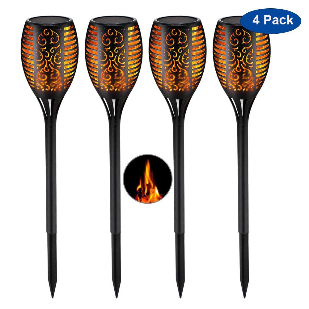Bright Outdoor Solar Powered Garden Lights (4 Pack) - Halri