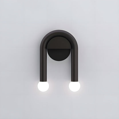Contemporary Double Arm Metal Wall Lamp - Halri