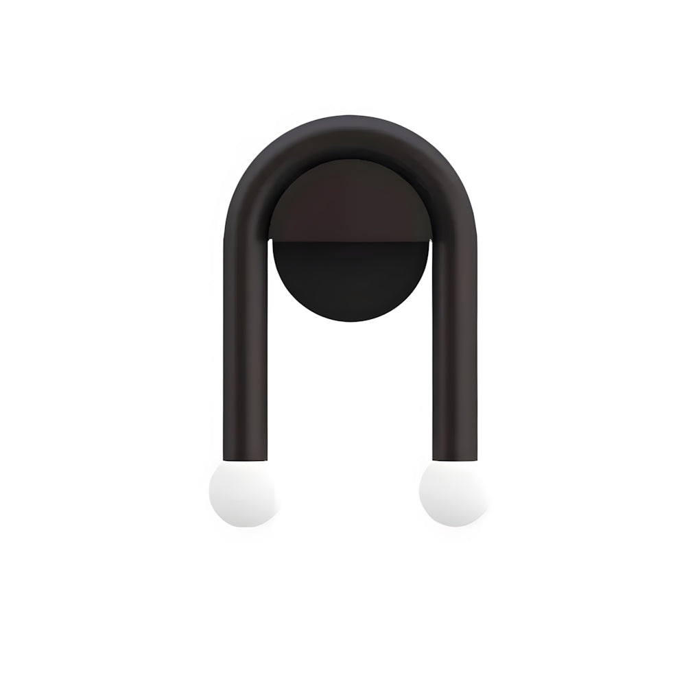 Ultra-Modern Double Light Wall Sconce – Arched Metal Wall Lamp for Stylish Indoor Lighting 7