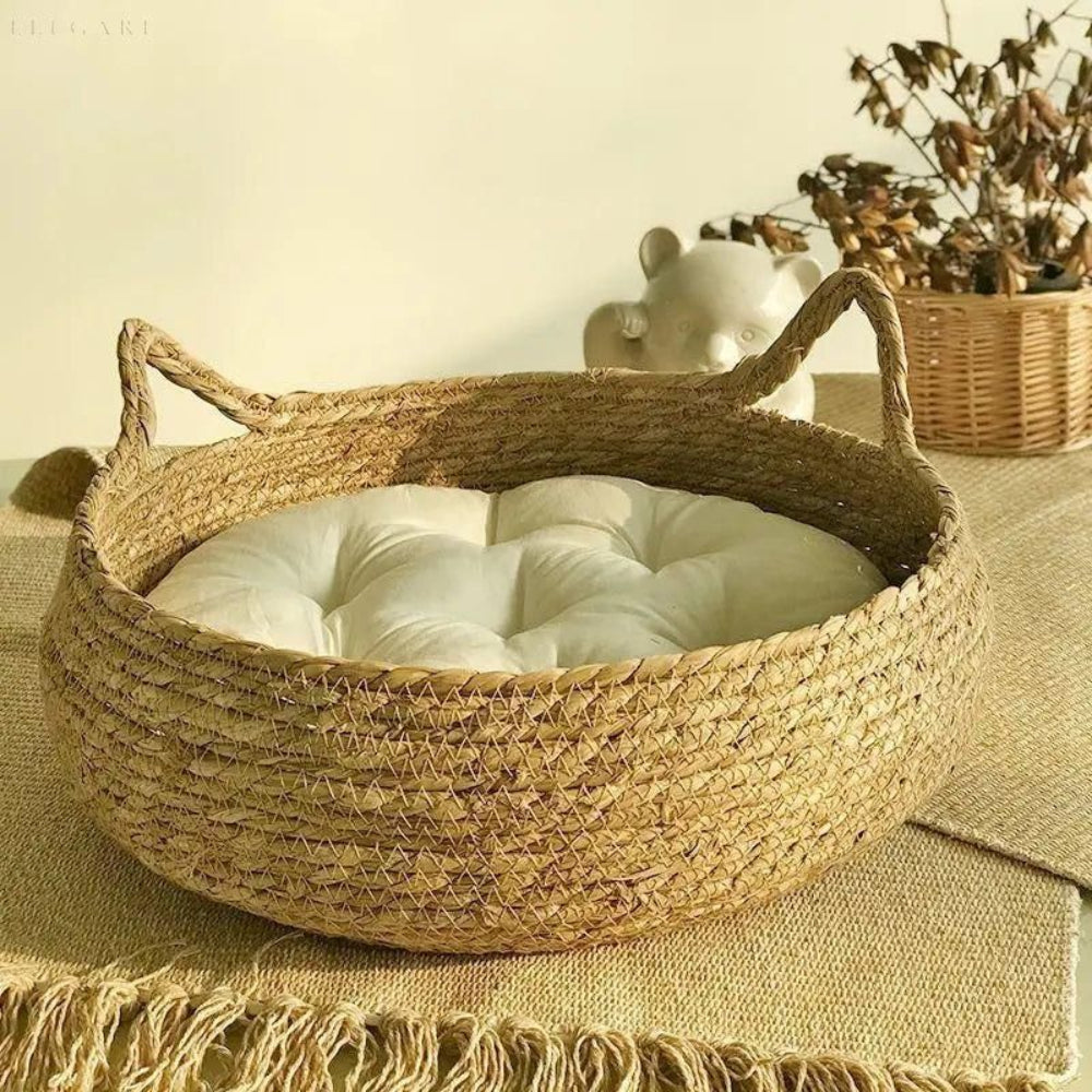 Ultra-Soft Cat Bed with Non-Slip Base – Cozy Donut Shape for Cats and Small Pets 4