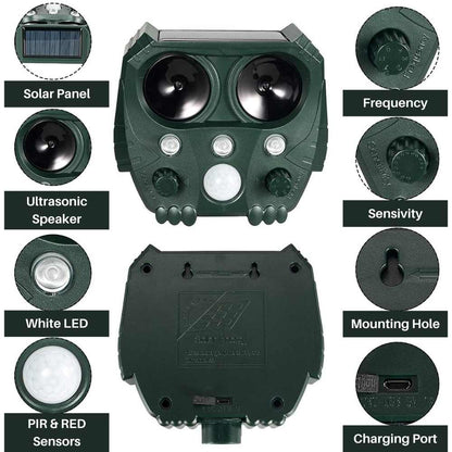 Outdoor Electronic Pest Repeller for Gardens