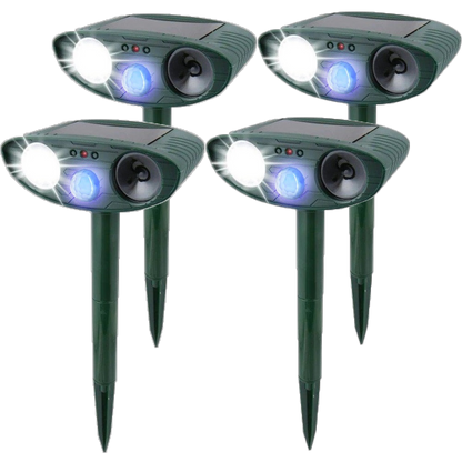 Outdoor Rabbit Deterrent Solar Powered Repellent Light