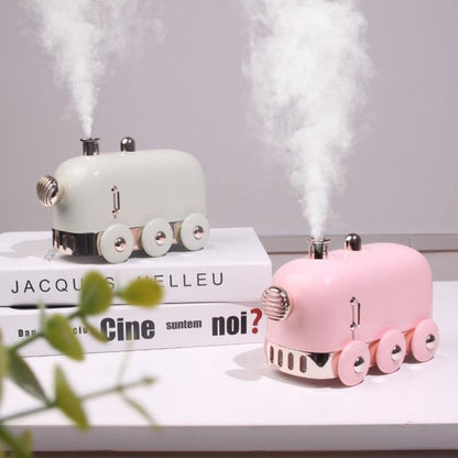 Ultrasonic Aroma Diffuser and Electric Humidifier – Compact Train-Style Design for Essential Oils and Relaxation 1
