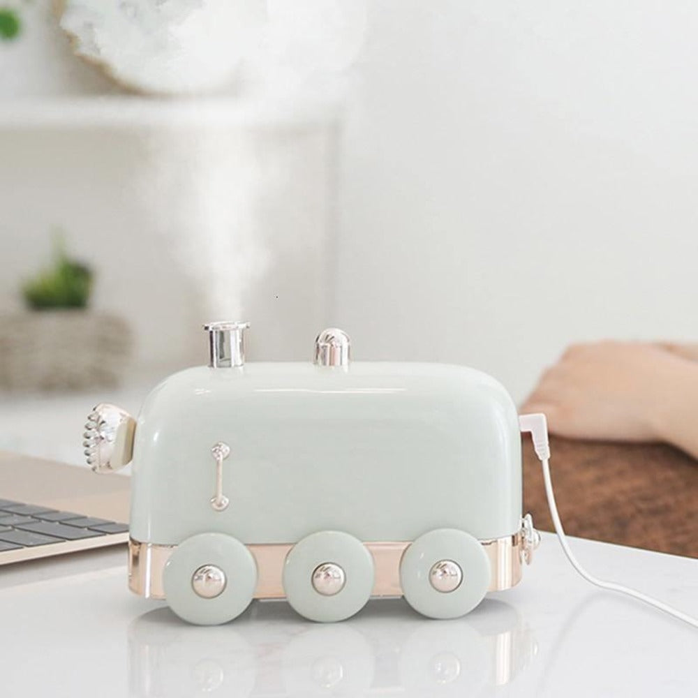 Ultrasonic Aroma Diffuser and Electric Humidifier – Compact Train-Style Design for Essential Oils and Relaxation 2