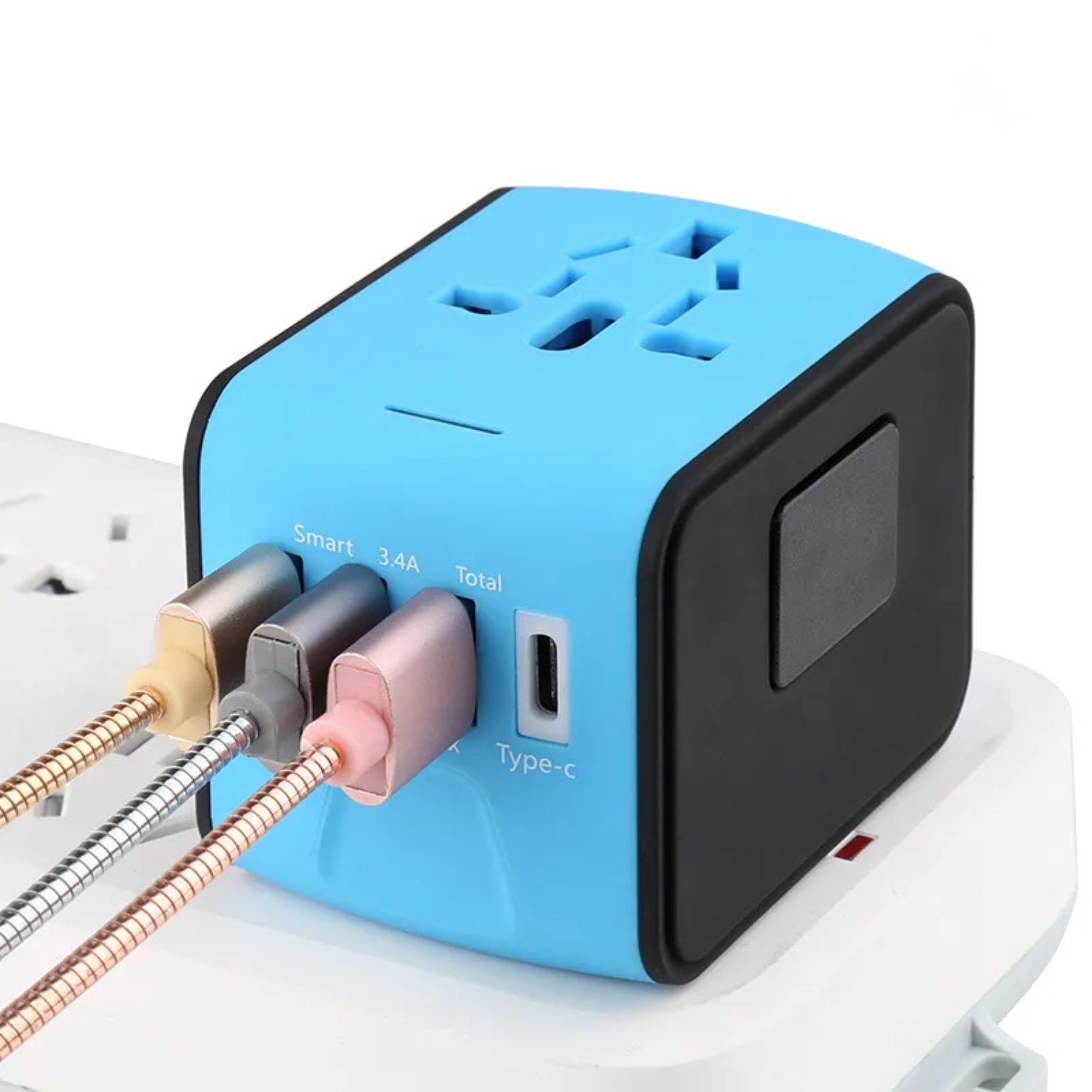 International Power Adapter with USB Ports - Halri