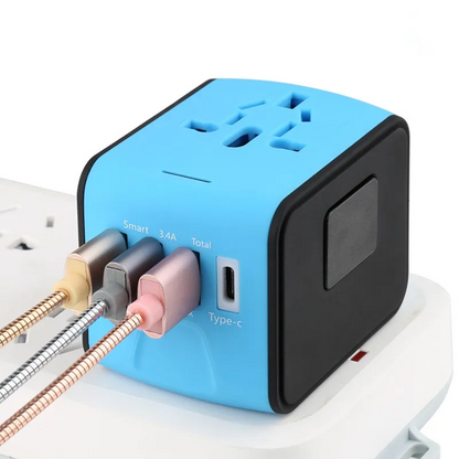 International Power Adapter with USB Ports - Halri