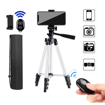 Portable Compact Tripod with Wireless Remote