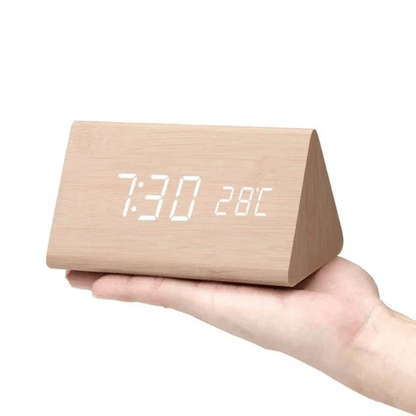 Modern Wooden Digital Clock