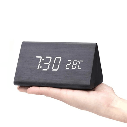 Modern Wooden Digital Clock - Halri