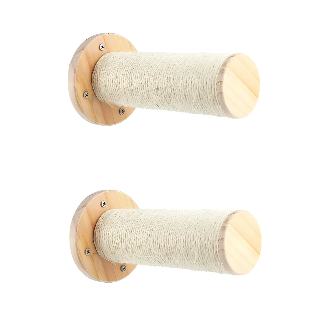 Cat Climbing Wall Shelf with Scratch Post