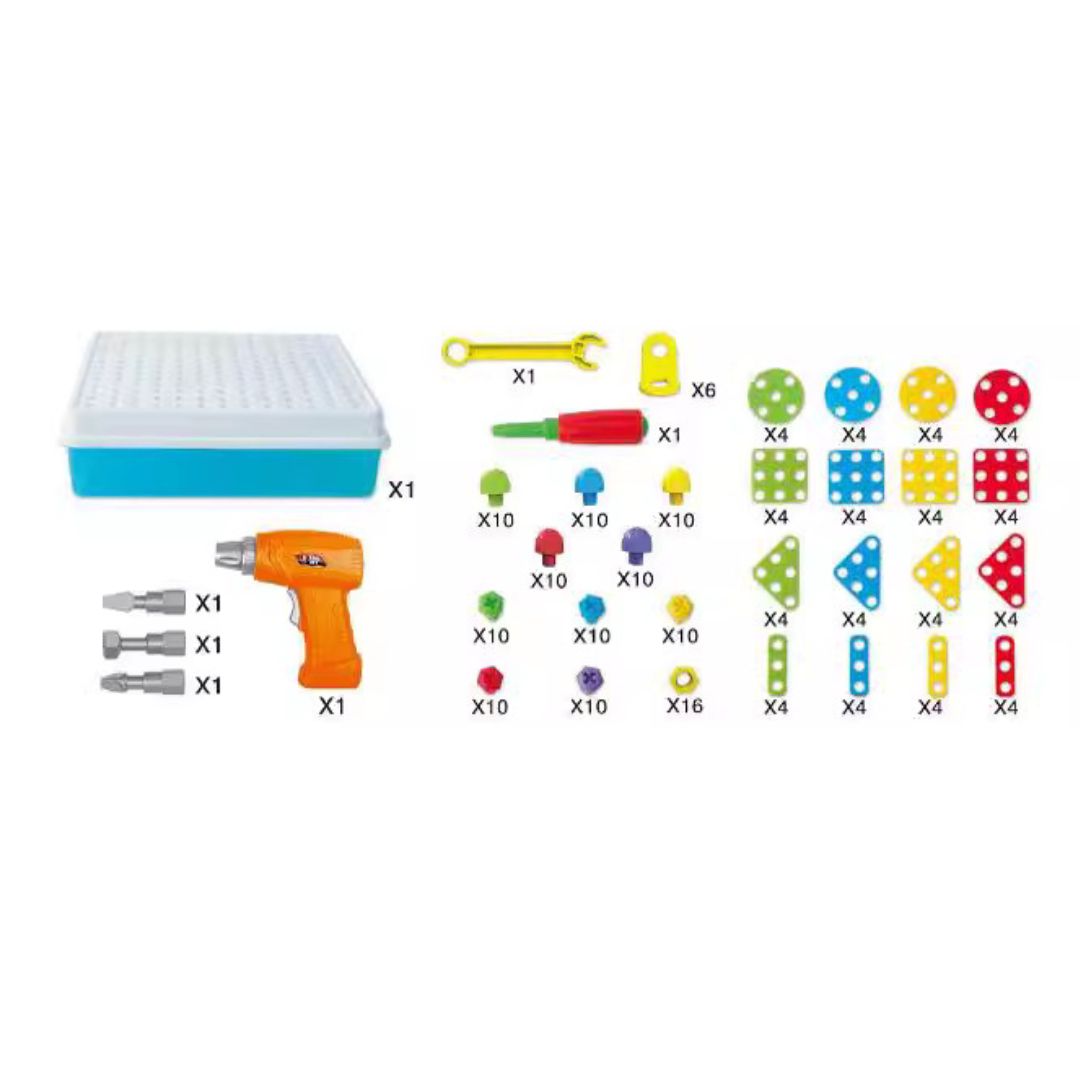 Kids Construction Toy Toolbox Set - Halri
