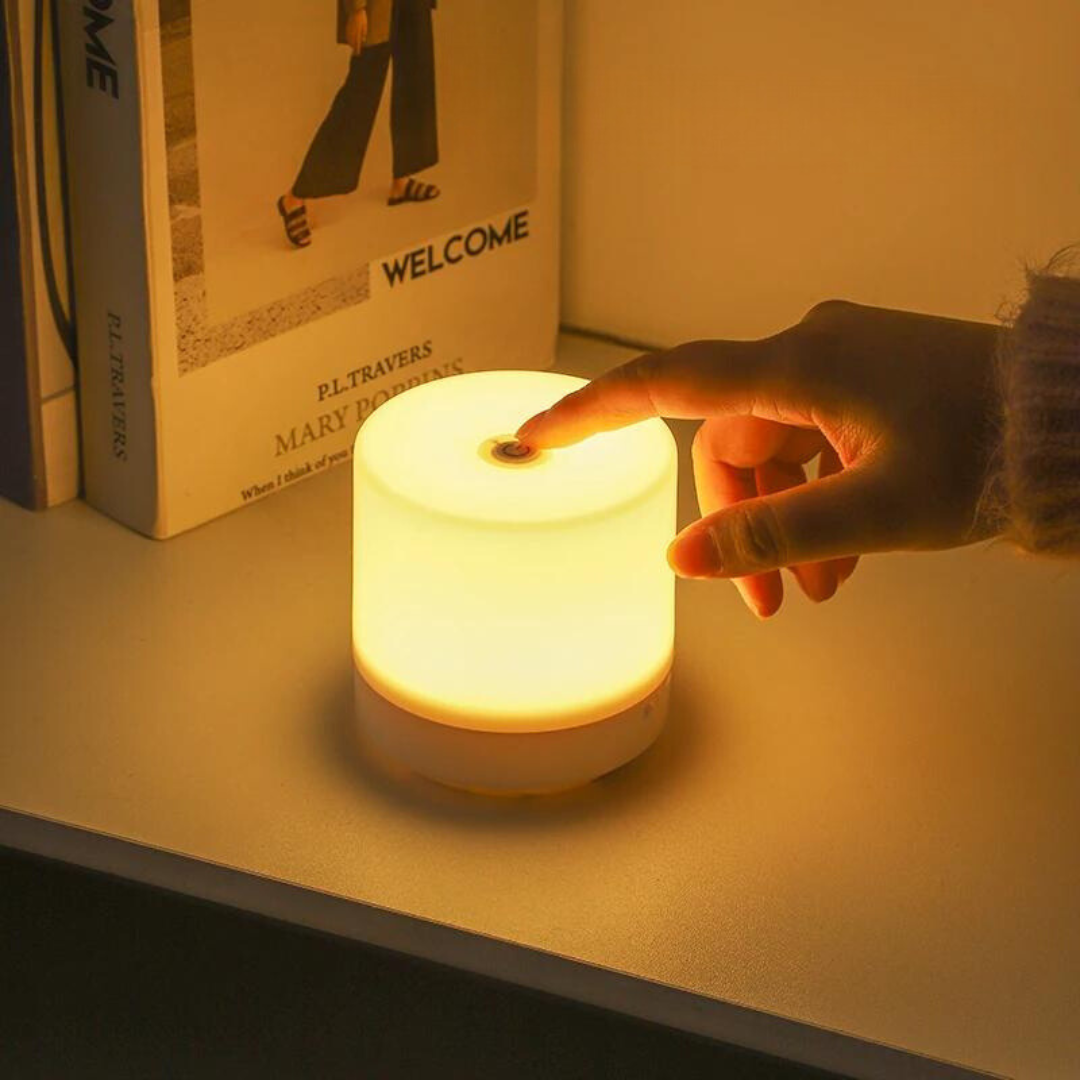 Bright LED Bedside Table Lamp with Touch Control - Halri