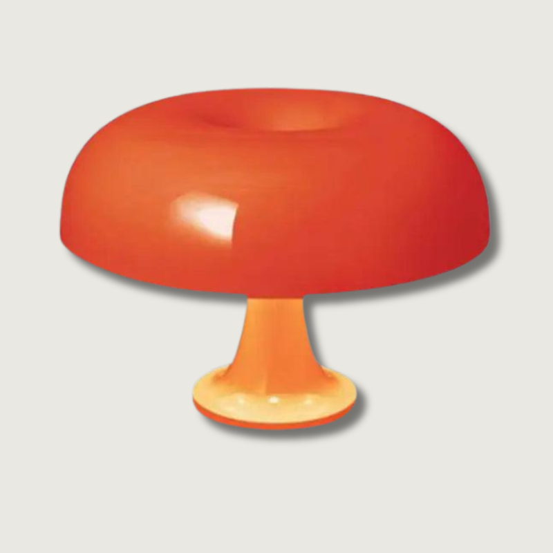 Rustic Wooden Mushroom Table Lamp - Halri
