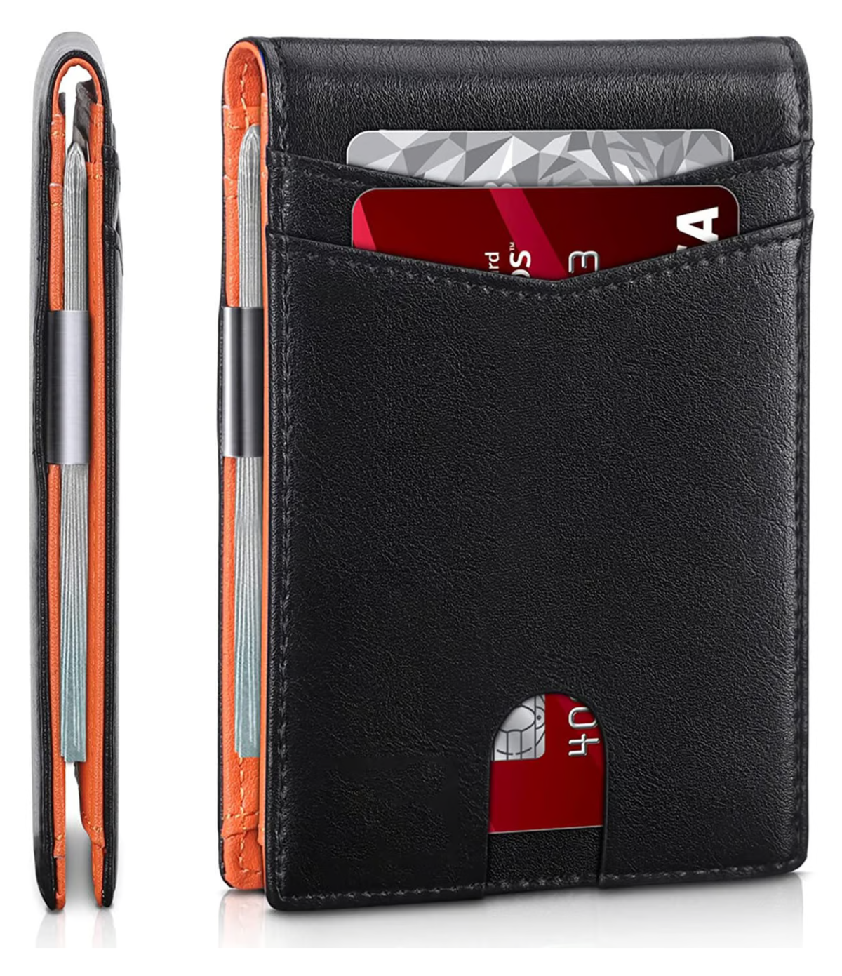 Secure Slim RFID Leather Men's Wallet