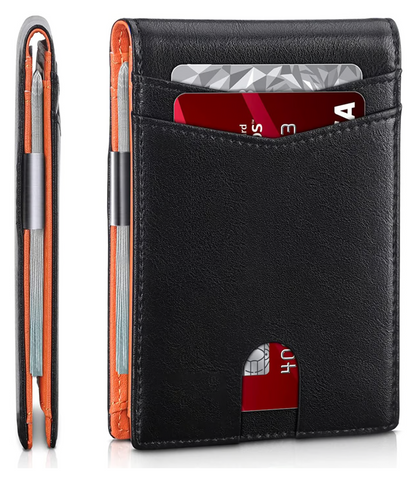 Secure Slim RFID Leather Men's Wallet
