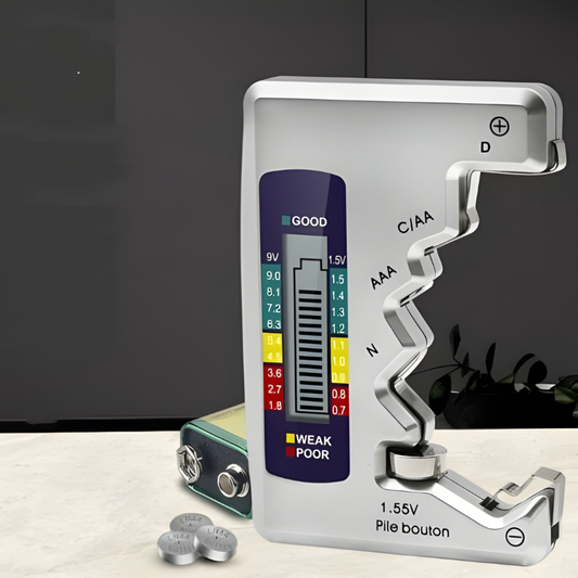 Accurate Portable Battery Voltage Tester - Halri