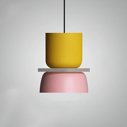 Bright Colorful Glass Pendant Lamp