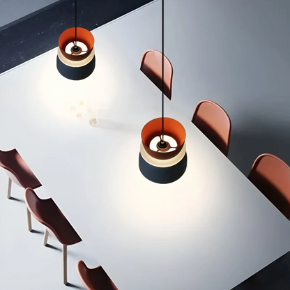 Bright Colorful Glass Pendant Lamp