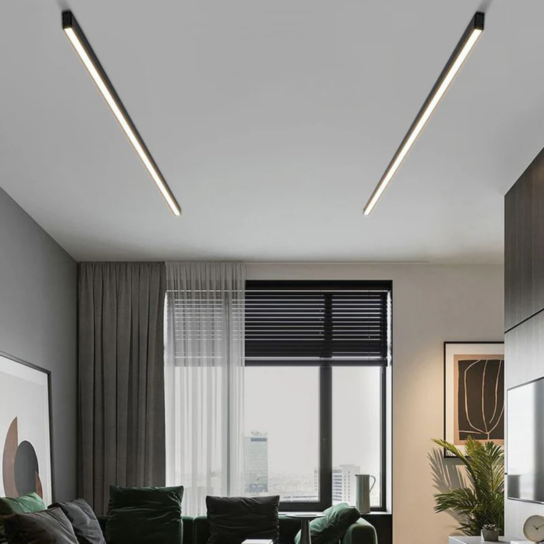 Modern Linear LED Ceiling Light Fixture - Halri