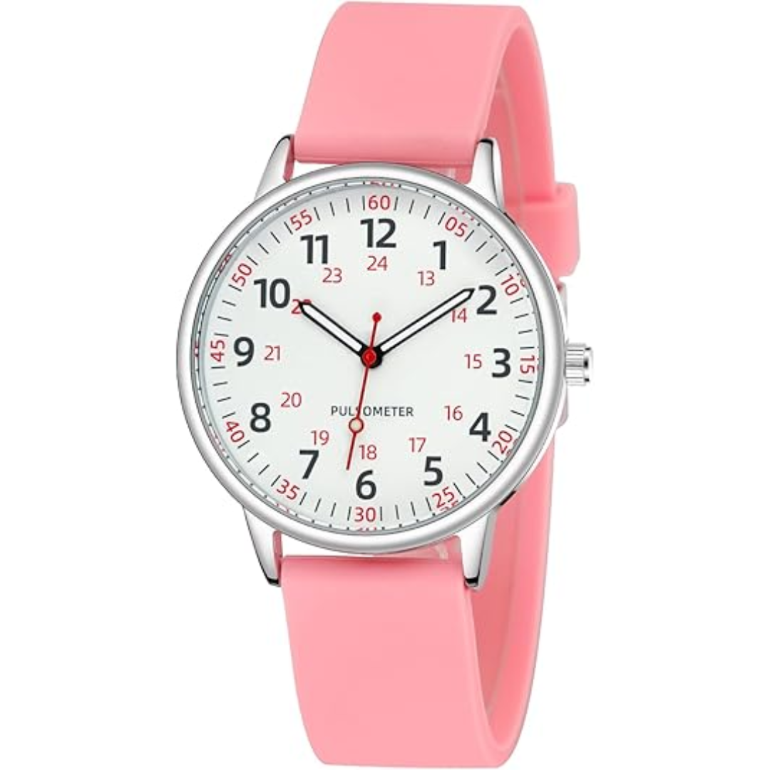 Fashionable Ladies Clip-On Waterproof Silicone Watch
