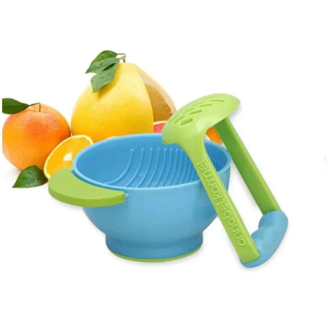 Baby Food Bowls with Spoon Rest - Anti Slip Feeding Bowl - Halri