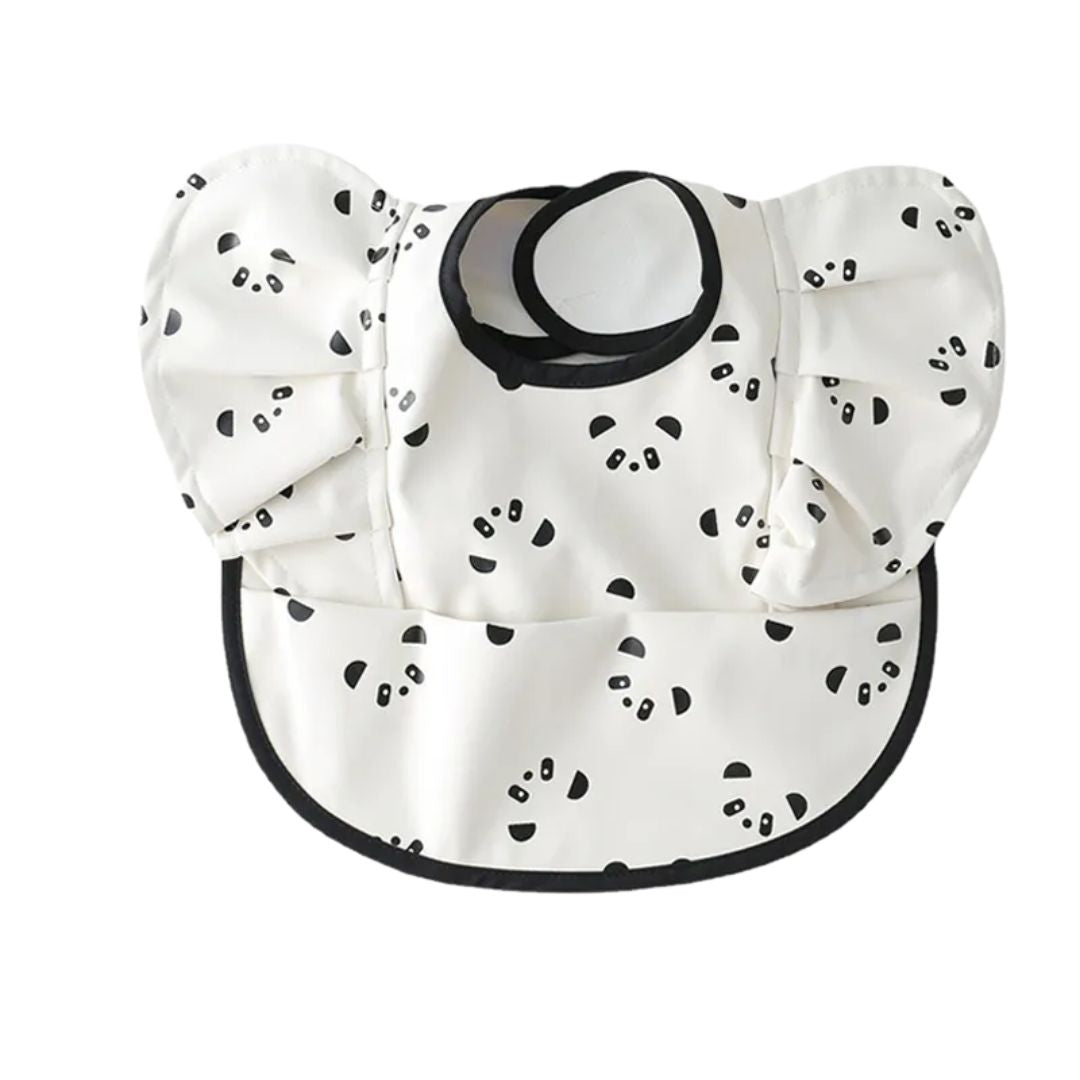 Practical Baby Bib with Sleeves - Easy Clean Feeding Bib - Halri
