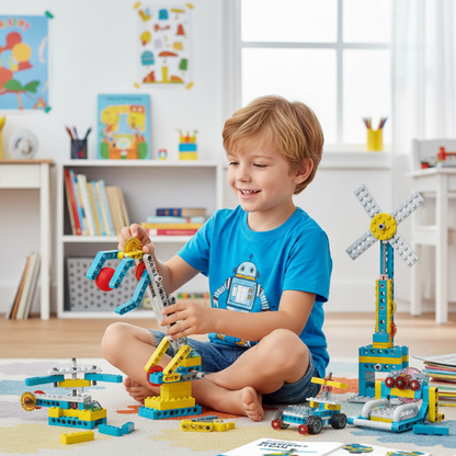 Fun STEM Building Blocks Construction Toy Set - Halri