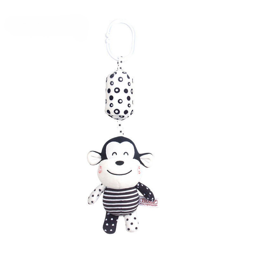 Cute Plush Baby Toy Rattles for Nursery and Stroll