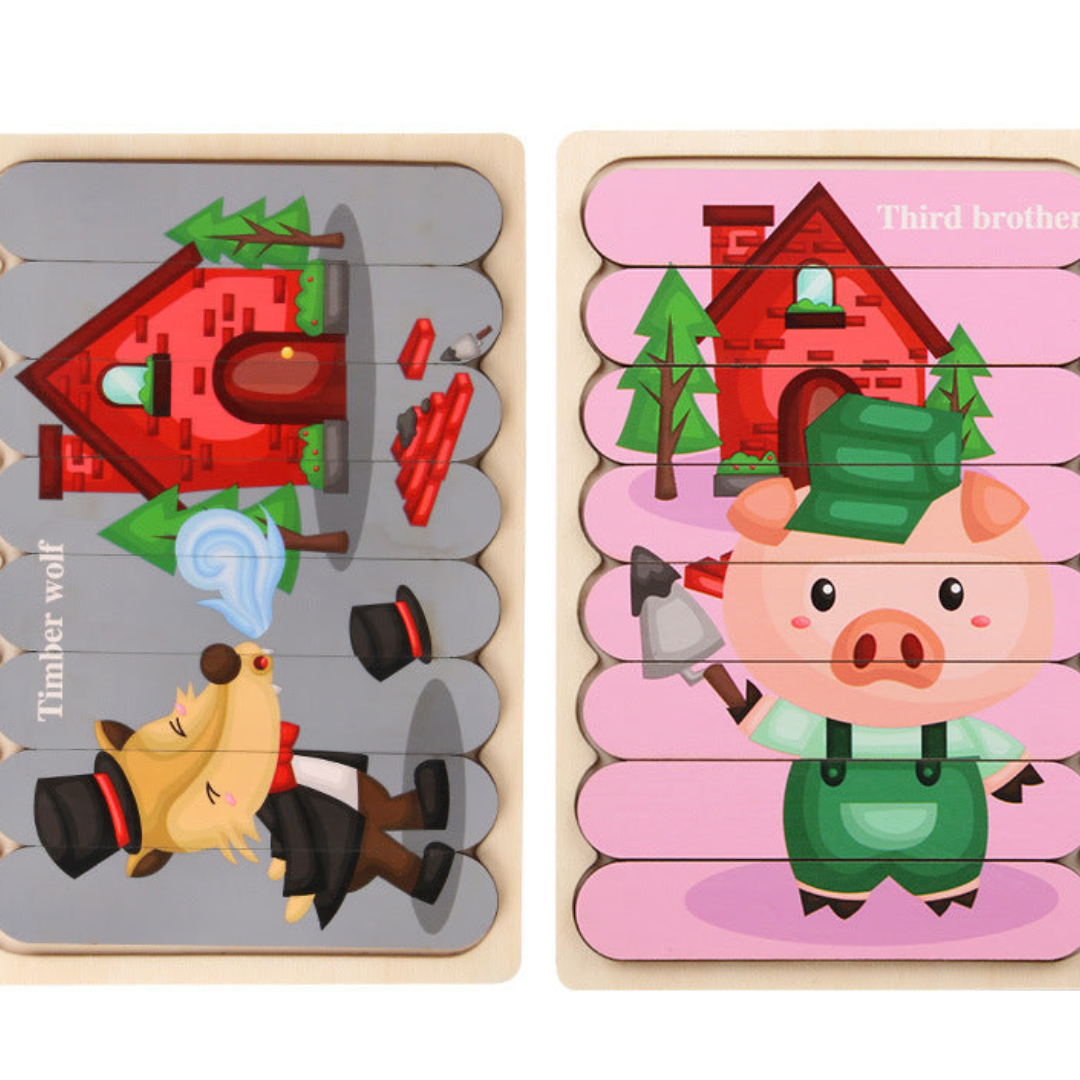 Educational Wood Learning Puzzle