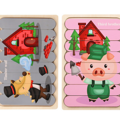 Educational Wood Learning Puzzle