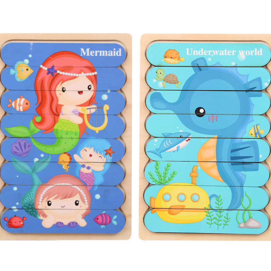 Educational Wood Learning Puzzle